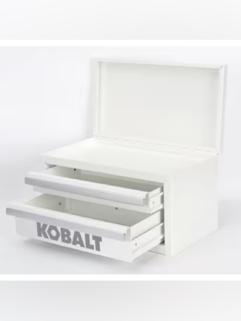 Kobalt 2-Drawer Metal Storage Chest ā White - Picture 2 of 7